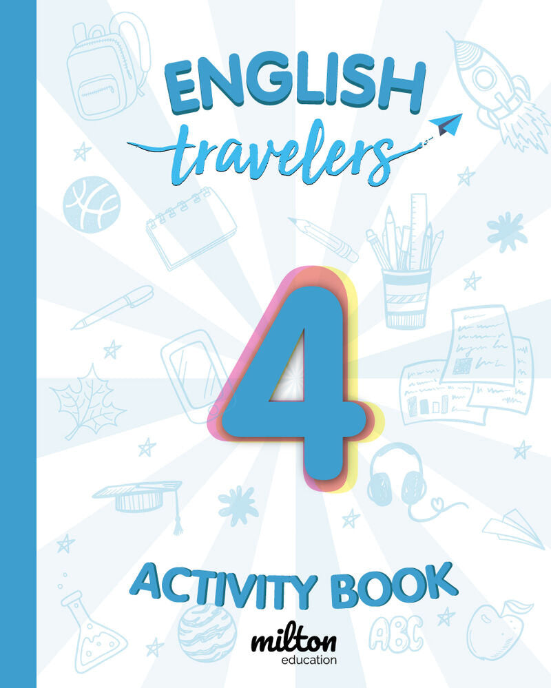 Travelers Blue 4 Activity Book - English Language 4 Primaria. Emmons, Casey (Milton Education) 9788412012767 Imagen principal del producto