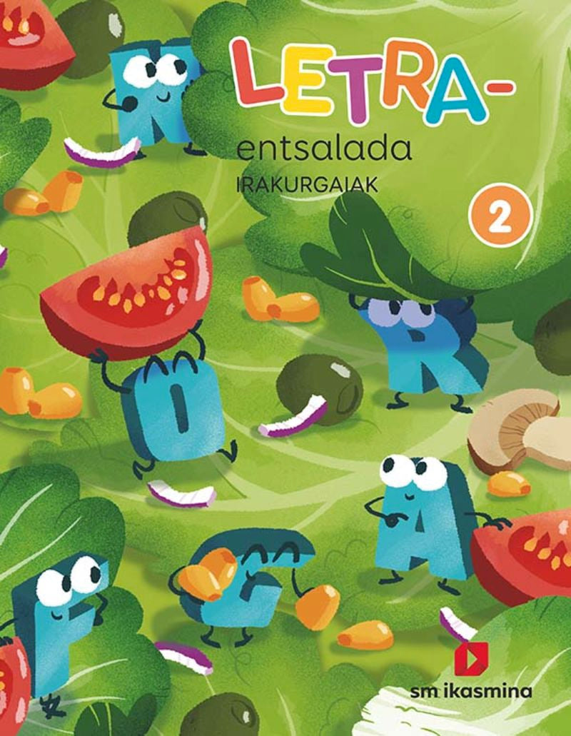 Lh 2 - Irakurgaiak - Letra-entsalada (Ikasmiña) - 9788498556100 Imagen principal del producto