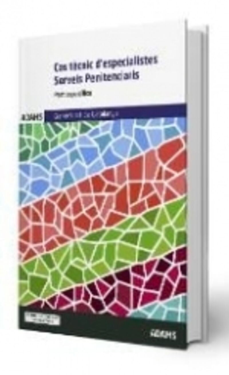 Temari específic Tècnics especialistes Grup Serveis Penitenciaris Generalitat de Catalunya Imagen principal del producto