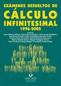 Exámenes resueltos de cálculo infinitesimal 1996-2005. Aa. Vv. (Universidad del País Vasco) 9788483738665 Imagen principal del producto