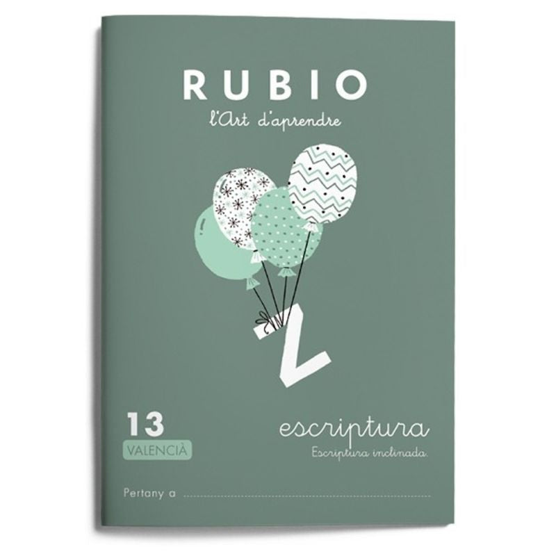 Escriptura RUBIO 13 (valencià). Aa. Vv. (Editorial Rubio) 9788416744923