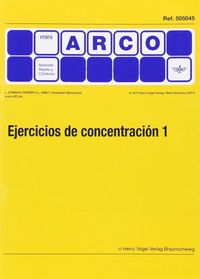 Mini-Arco Ejercicio Concentracion 1. Aa. Vv. (Arco) 9788492490288