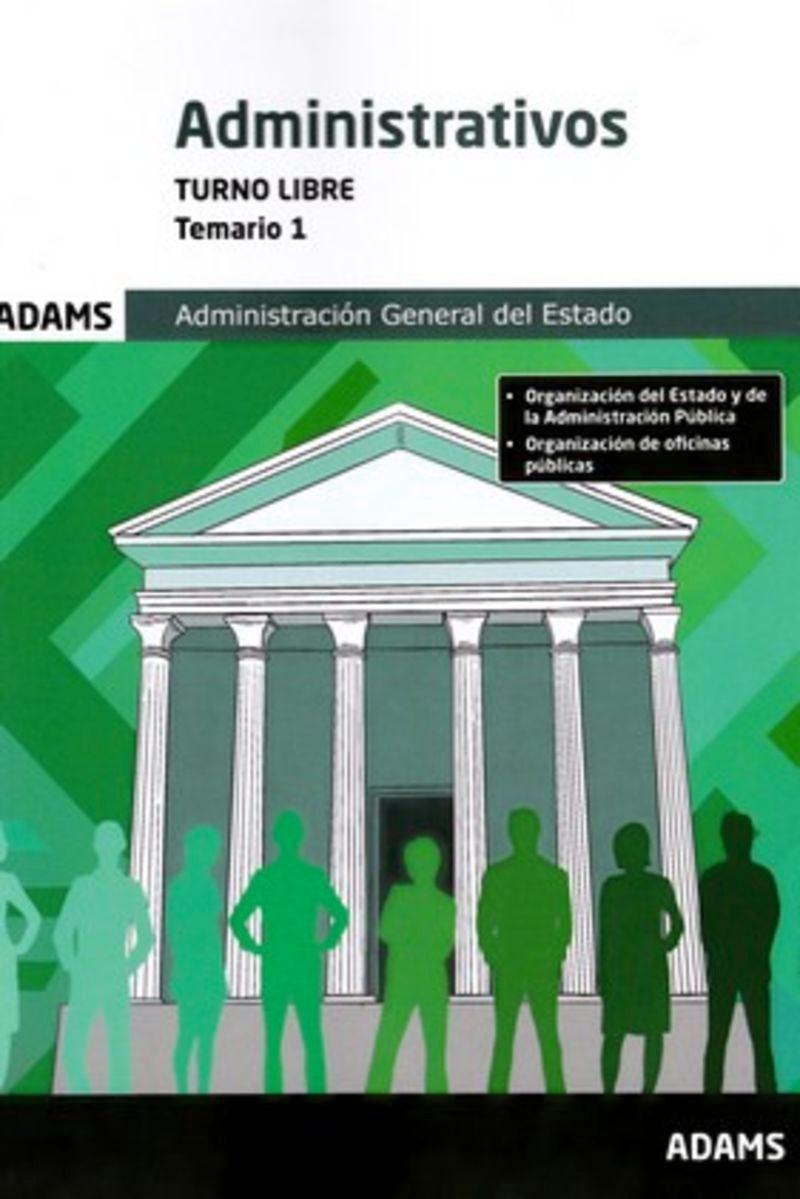 Temario 1 Administrativos Administración del Estado, turno libre