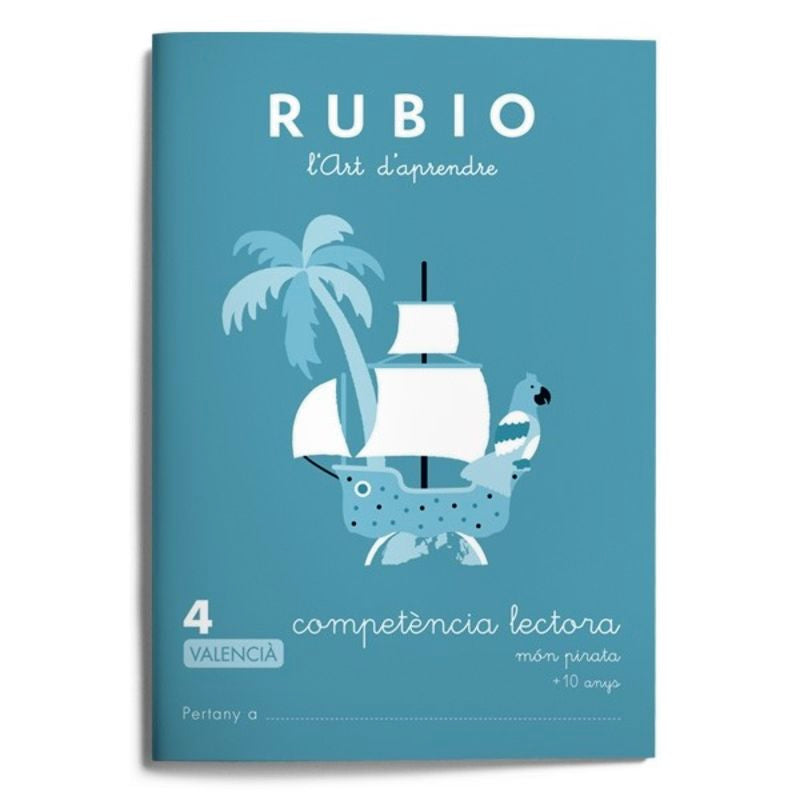 Competència lectora 4. Món pirata (valencià). Rubio Polo, Enrique (Editorial Rubio) 9788416744367