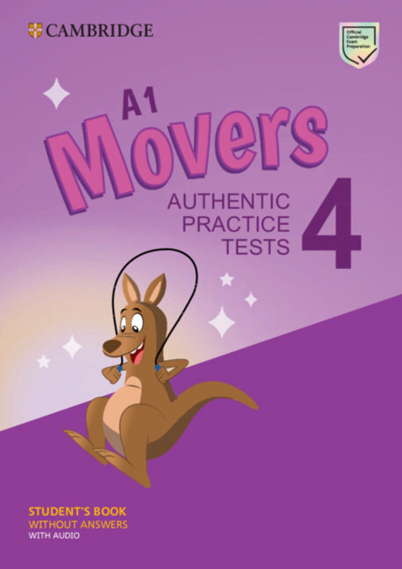 A1 Movers 4 Student's Book without Answers with Audio. Aa. Vv. (Cambridge University Press) 9781009036245