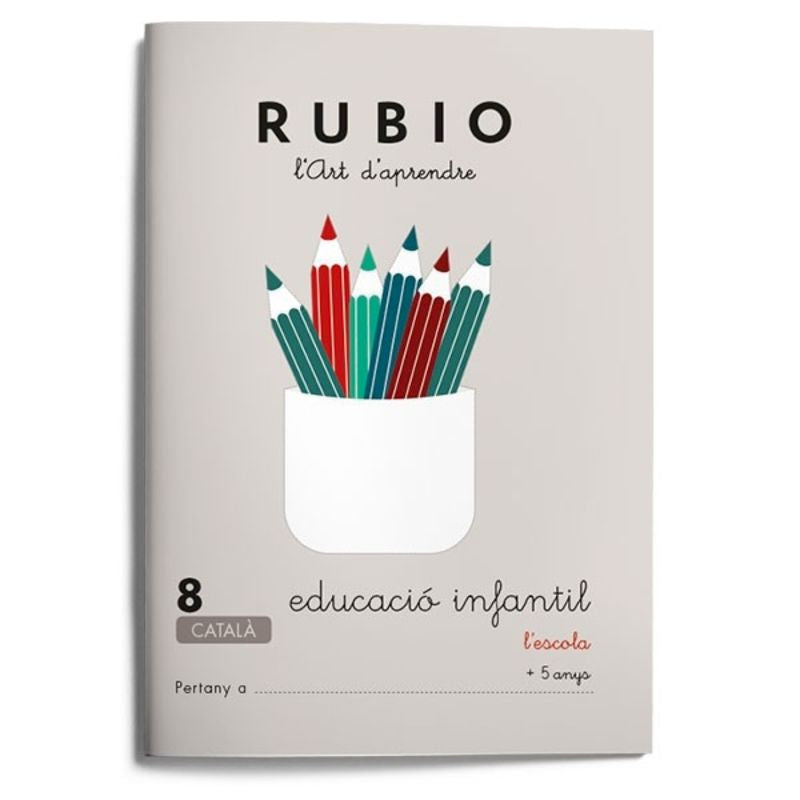 Educació Infantil 8. L'escola (català). Aa. Vv. (Editorial Rubio) 9788489773738 Imagen principal del producto