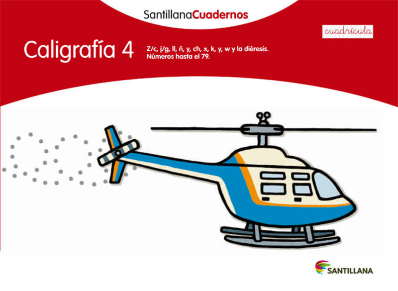 CALIGRAFIA 4 CUADRICULA SANTILLANA CUADERNOS. Aa. Vv. (Santillana Educación, S.L.) 9788468012568 Imagen principal del producto