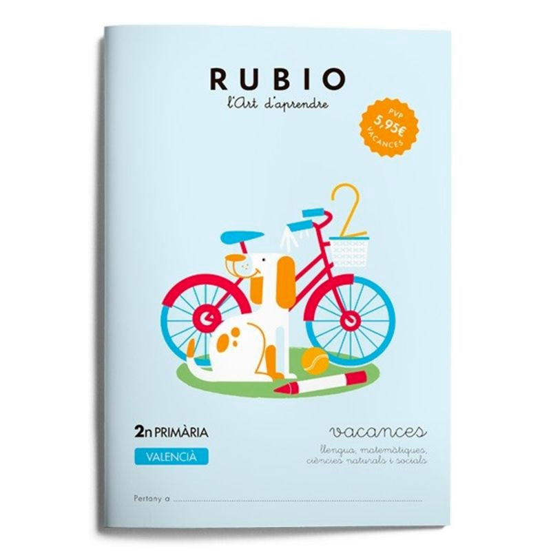 Vacances RUBIO 2n Primària (valencià). Aa. Vv. (Editorial Rubio) 9788416744282 Imagen principal del producto