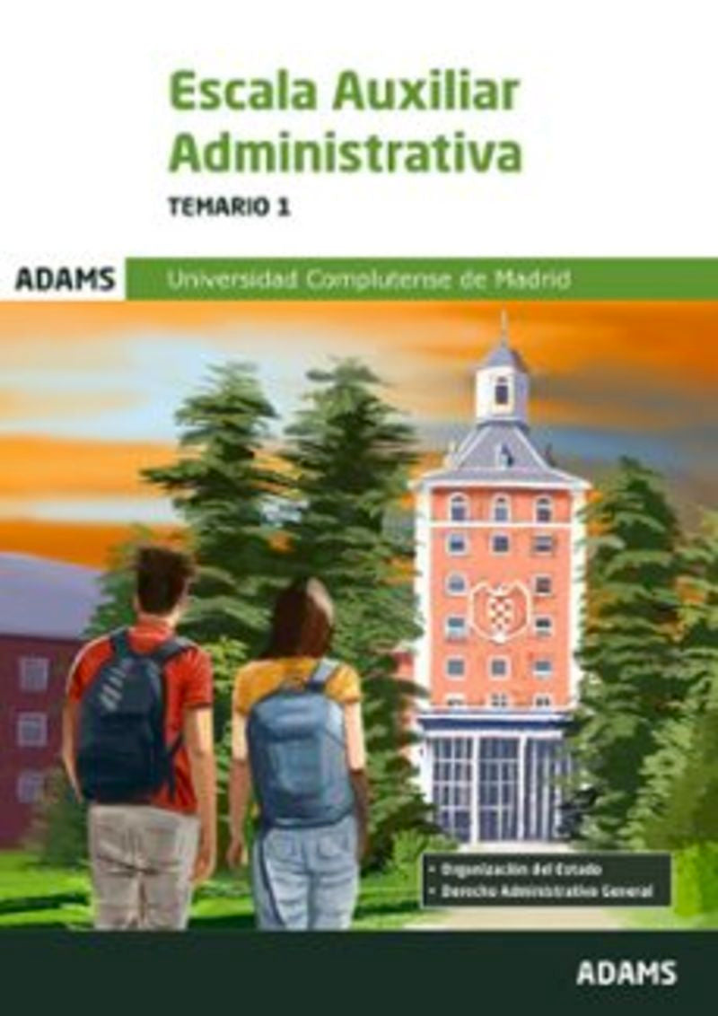 Temario 1 Escala Auxiliar Administrativa Universidad Complutense de Madrid