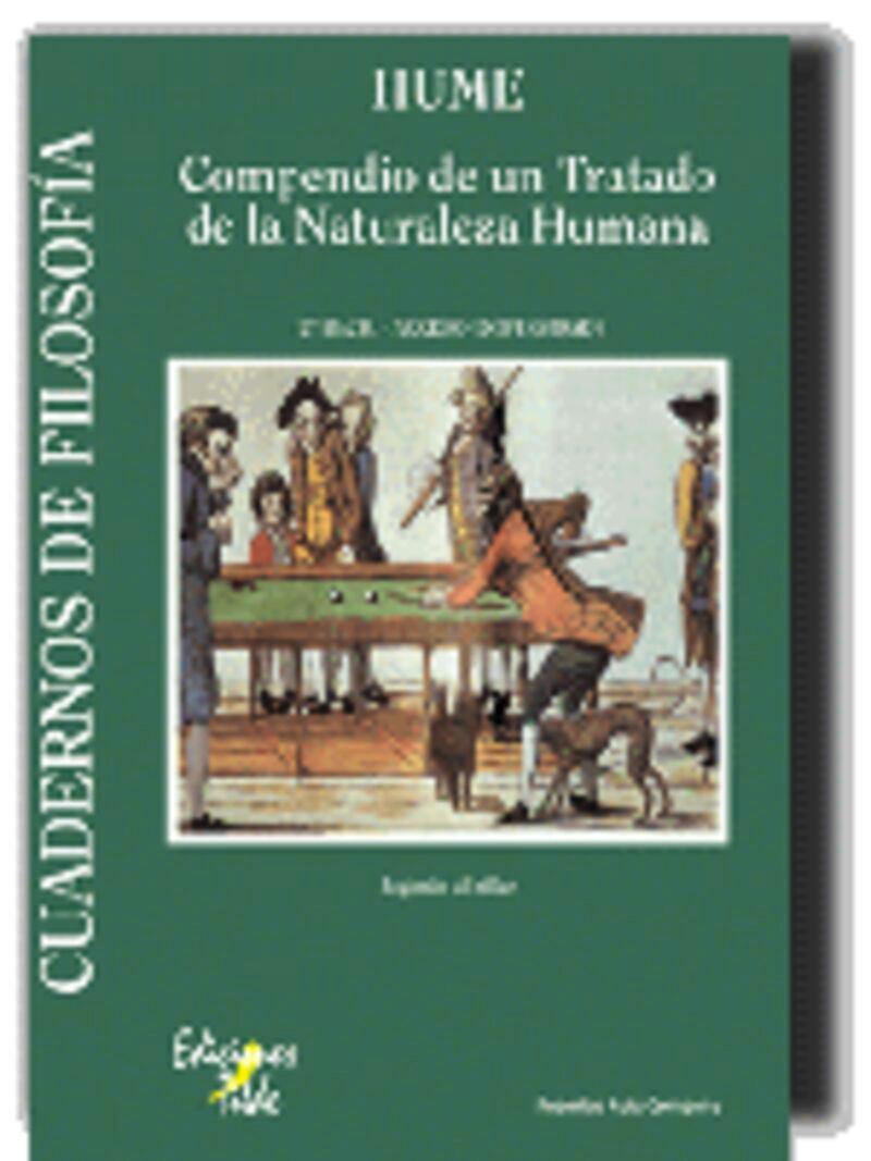 Hume: Compendio de un Tratado de la Naturaleza Humana. Ruiz Company, Federico (Tilde) 9788495314666 Imagen principal del producto