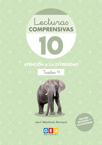 Lectura Comprensiva 3 Primaria | Libros de Comprension Lectora 3 Primaria | Editorial GEU 3 Primaria | Lecturas Comprensivas 10 - Textos 4 | Pauta cuadrícula. Martinez Romero, Jose (Editorial GEU) 9788417748920 Imagen principal del producto
