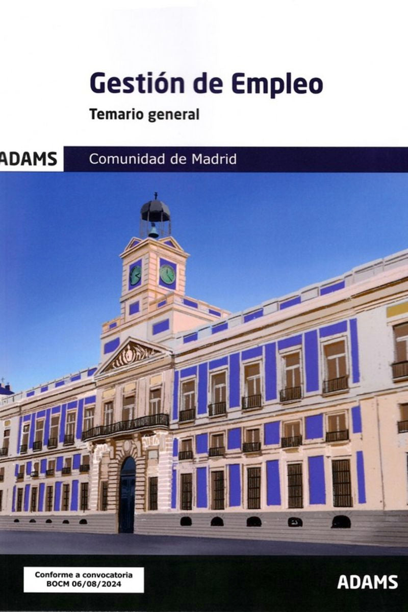 Temario general Gestión de Empleo de la Comunidad de Madrid Imagen principal del producto