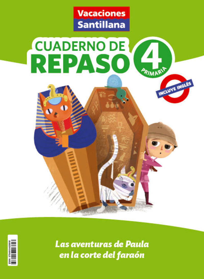 Vacaciones de Repaso 4Prim cast ed25. Aa. Vv. (Santillana Educación, S.L.) 9788414426616 Imagen principal del producto