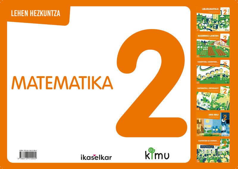 Kimu LH 2 Matematika (Pack 6). Batzuk (Ikaselkar) 9788418410994
