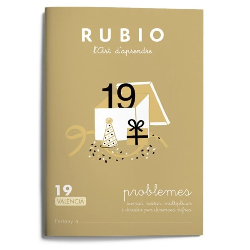 Problemes RUBIO 19 (valencià). Aa. Vv. (Editorial Rubio) 9788416744688 Imagen principal del producto