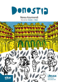 Donostia (+ CD audioa): Arian B1. Irakurgaiak. Asisko + Dom (Il. ), Azurmendi, Nerea (Elkar) 9788490279533