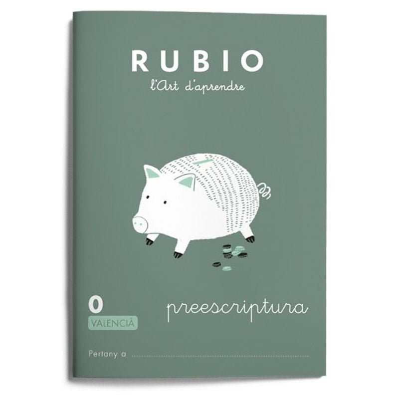 Escriptura RUBIO 0 - preescriptura (valencià). Aa. Vv. (Editorial Rubio) 9788416744695 Imagen principal del producto