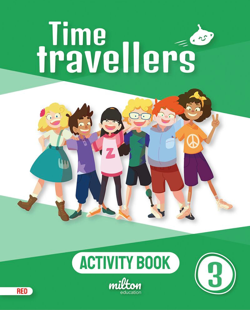 Time Travellers 3 Red Activity Book English 3 Primaria (Mur). [et Al. ], Emmons, Casey, Gardner, Holly (Milton Education) 9788419364241