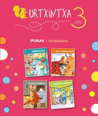 Urtxintxa 3 urte - 1. hiruhilabeteko ipuinak (1-4). Batzuk (Ikaselkar) 9788497836166 Imagen principal del producto