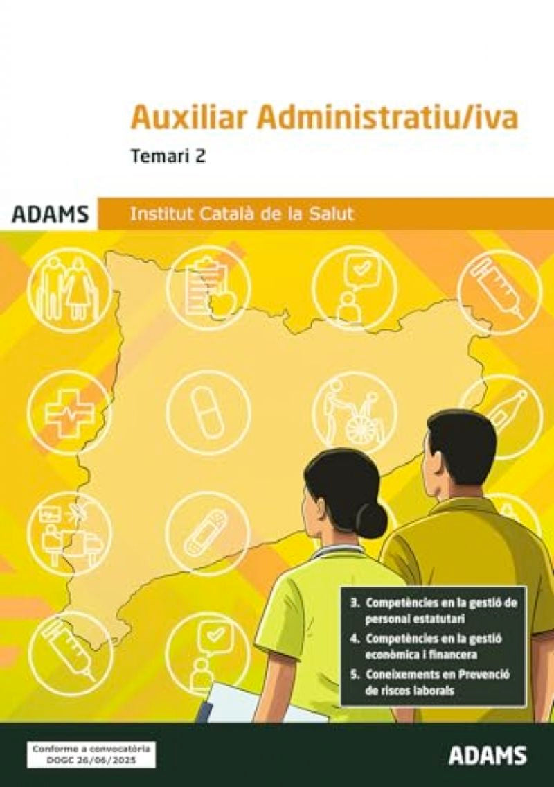 Temari 2 Auxiliar Administratiu-iva Institut Català de la Salut