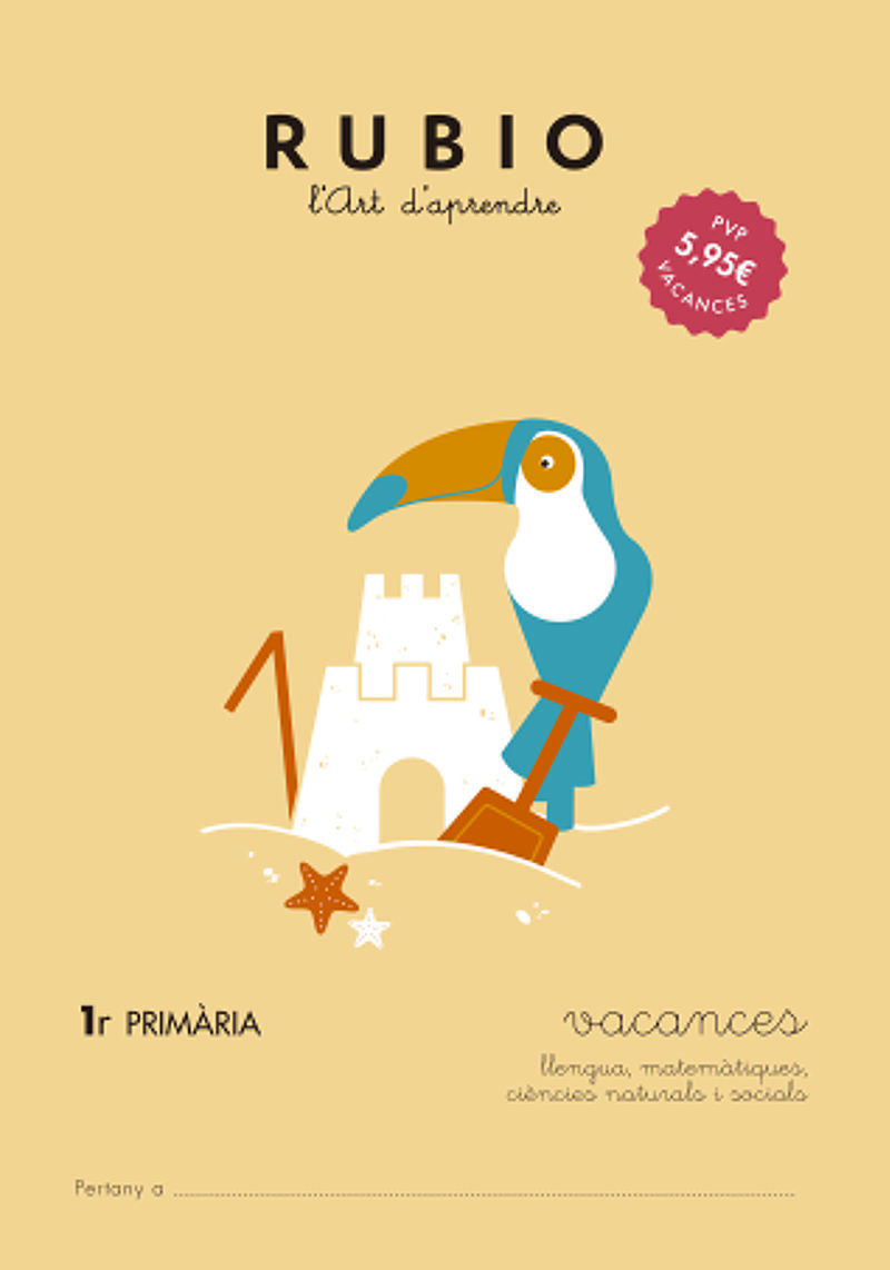 Vacances RUBIO 1r Primària (català). Aa. Vv. (Editorial Rubio) 9788415971924