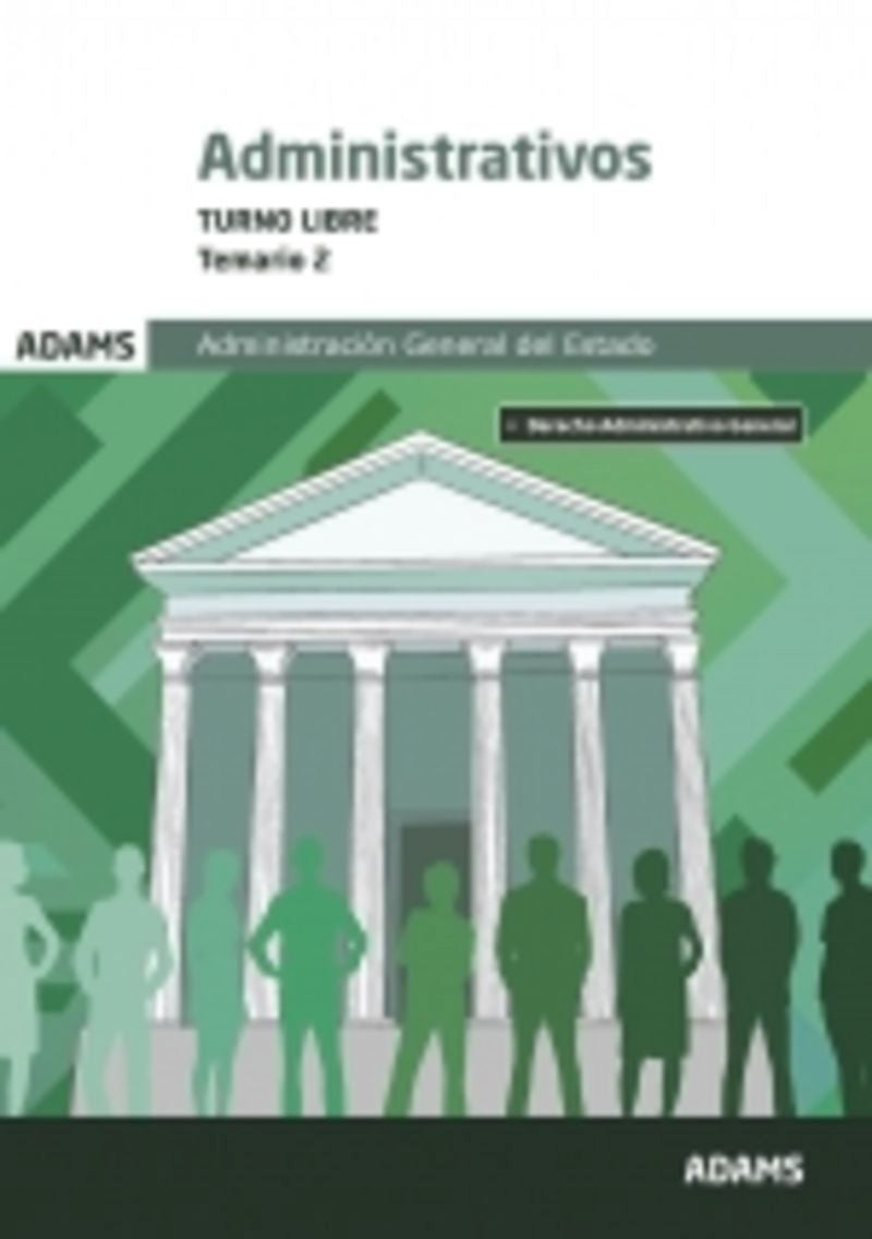 Temario 2 Administrativos Administración del Estado, turno libre