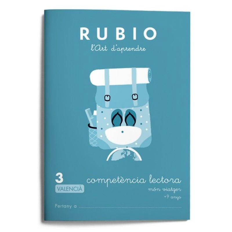Competència lectora 3. Món viatger (valencià). Rubio Polo, Enrique (Editorial Rubio) 9788416744343