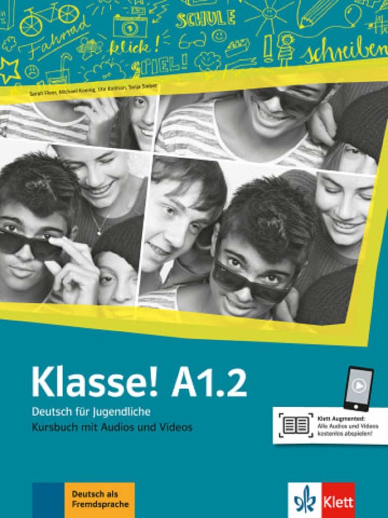 Klasse! A1.2 Kursbuch+Audio+Video. Aa. Vv. (Klett) 9783126071222 Imagen principal del producto