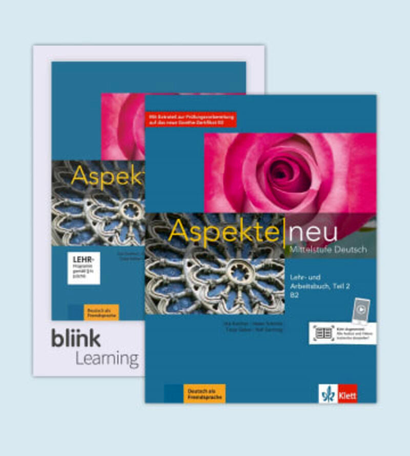 Aspekte Neu B2 Teil 2 Media Bundle Blinklearning. Aa. Vv. (Klett) 9783126072045 Imagen principal del producto