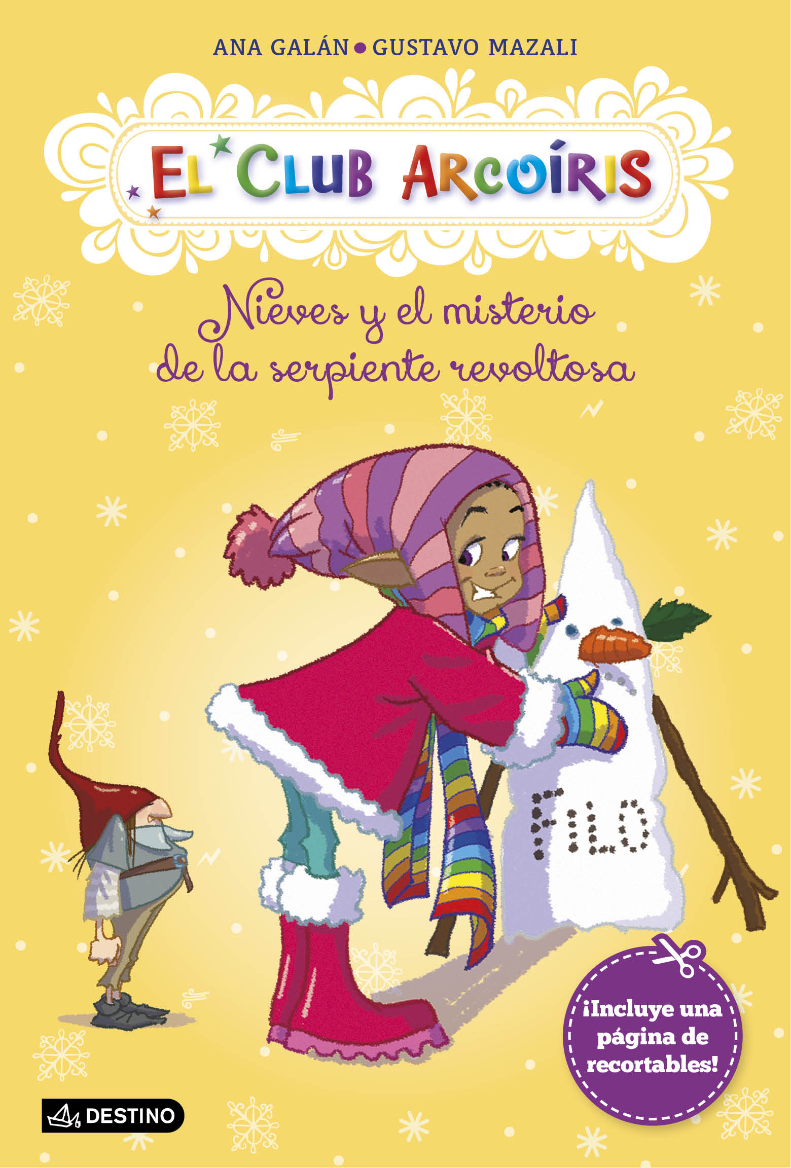 Nieves y el misterio de la serpiente revoltosa: El Club Arcoíris 4