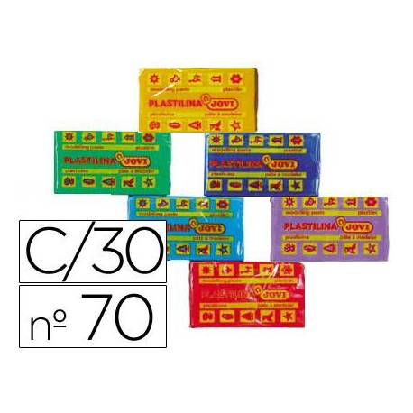 ✅ PLASTILINA JOVI 70S COLORES SURTIDOS PEQUEÑA CAJA 30 UNIDADES