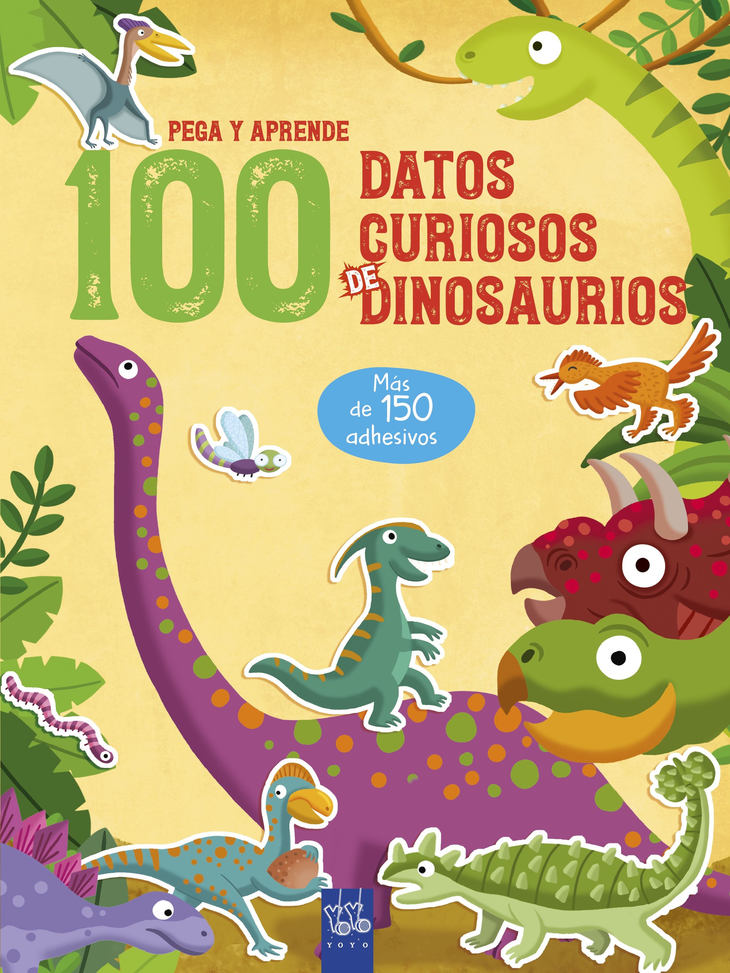 100 datos curiosos de dinosaurios. YOYO (Yoyo) 9788408221326 Imagen principal del producto