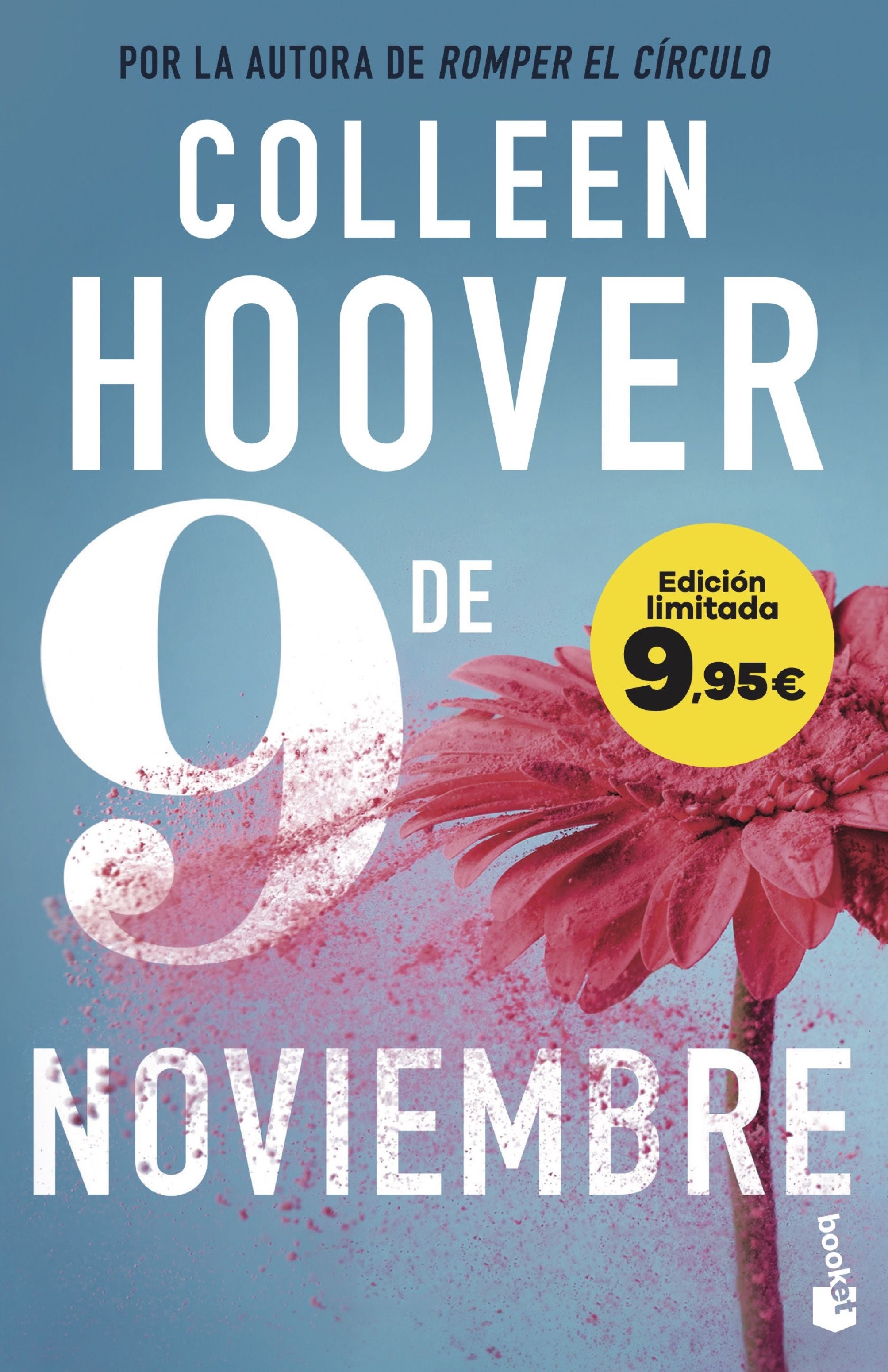 9 de noviembre: Edición limitada a precio especial. Colleen Hoover (Booket) 9788408307785 Imagen principal del producto
