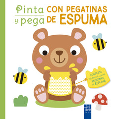 Pinta y pega con pegatinas de espuma. Verde. YOYO (Yoyo) 9788408250449