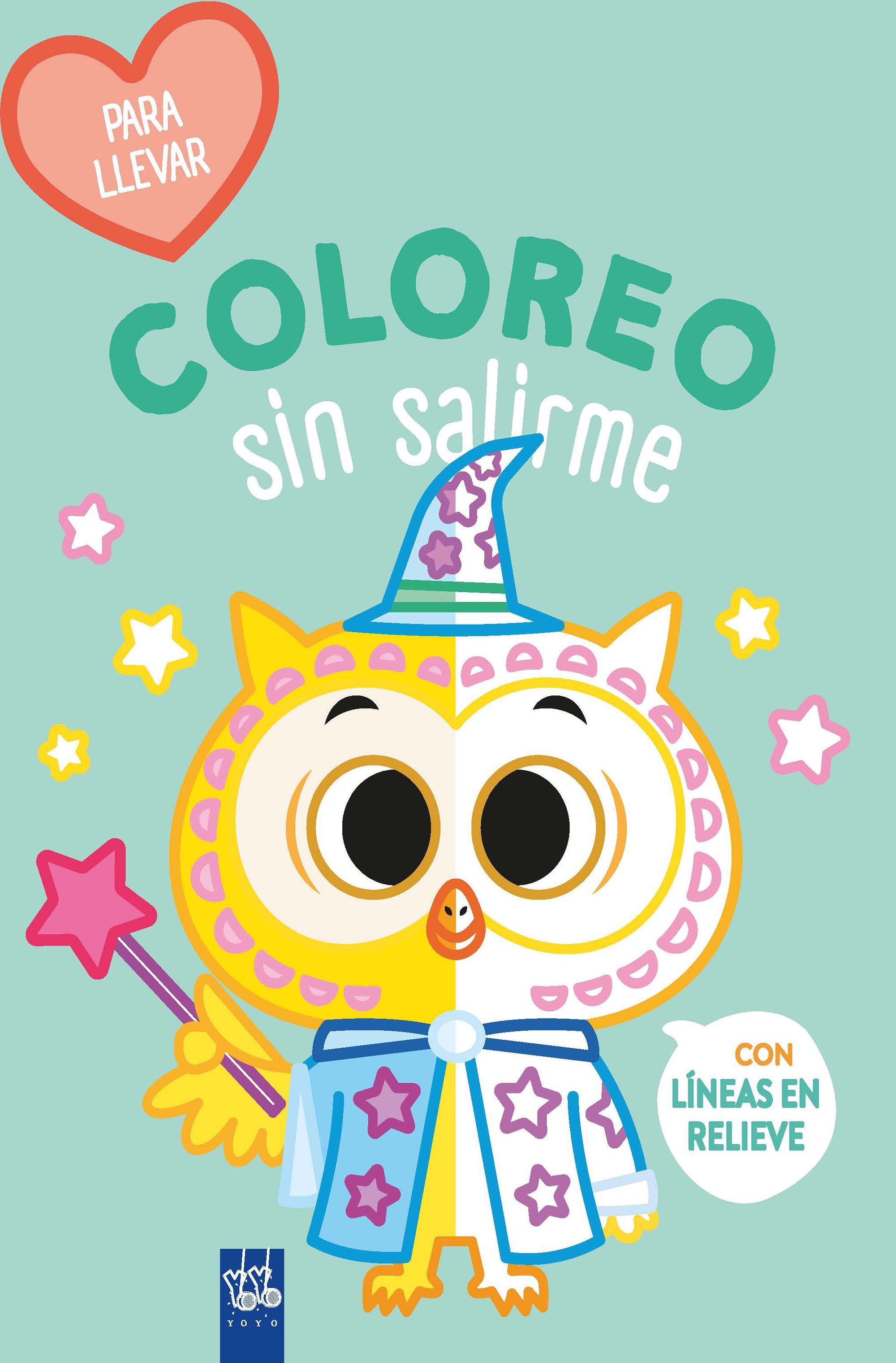 Coloreo sin salirme-Para llevar. Búho. YOYO (Yoyo) 9788408264095 Imagen principal del producto