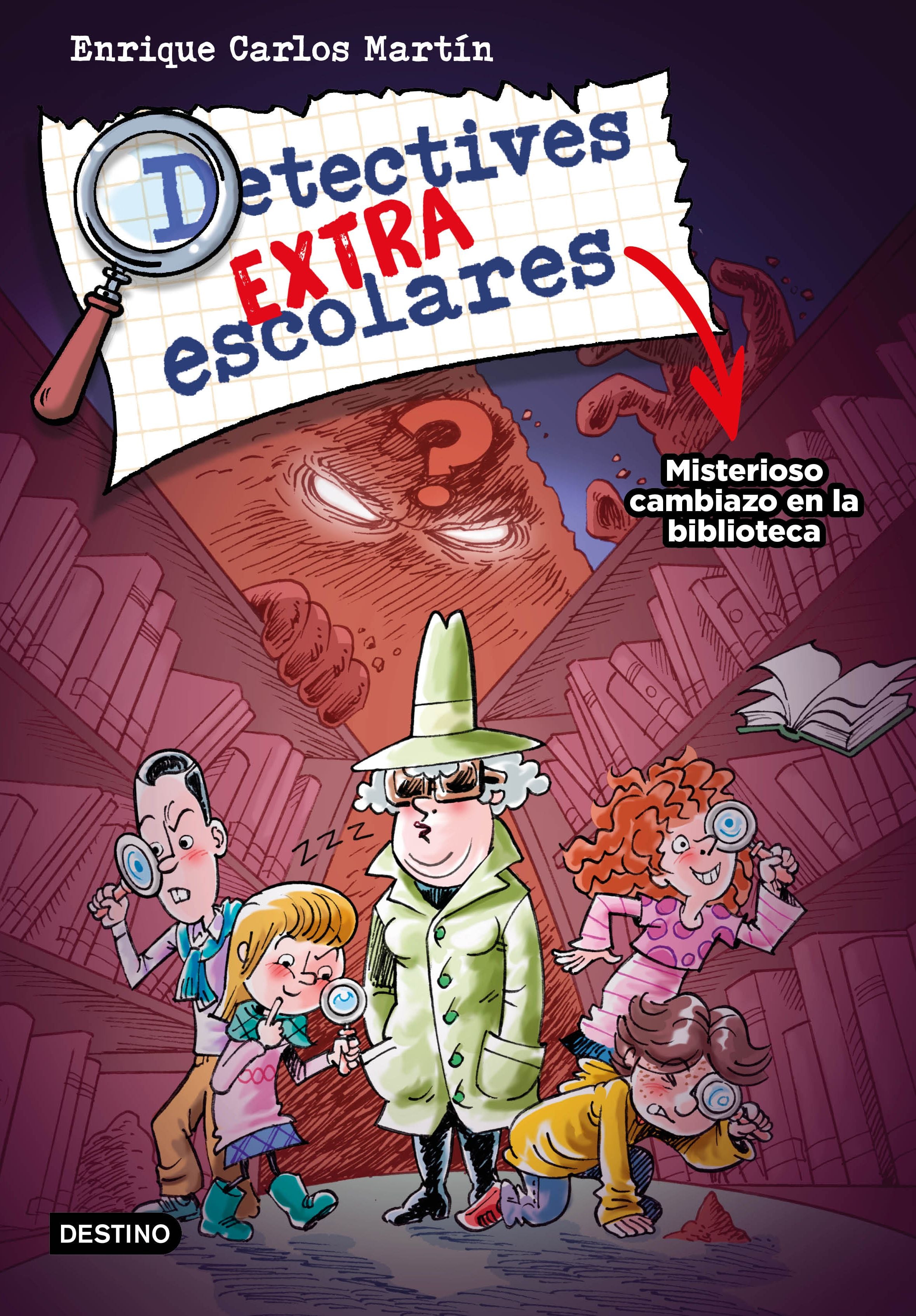 Detectives extraescolares 1. Misterioso cambiazo en la biblioteca. Enrique Carlos Martín (Destino Infantil & Juvenil) 9788408267812 Imagen principal del producto