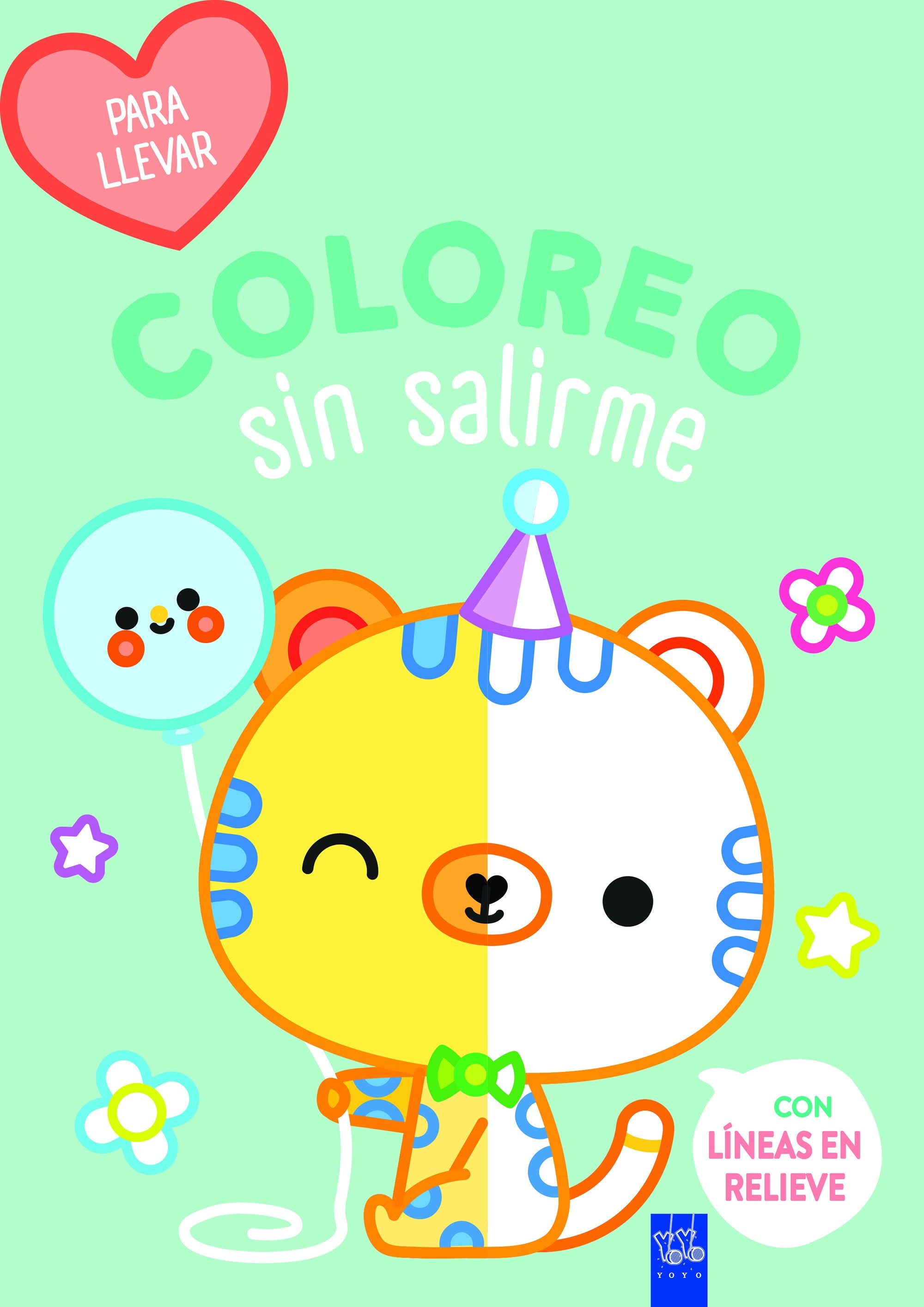 Coloreo sin salirme-Para llevar. Tigre. YOYO (Yoyo) 9788408278122 Imagen principal del producto