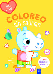 Coloreo sin salirme-Para llevar. Rinoceronte. YOYO (Yoyo) 9788408278146