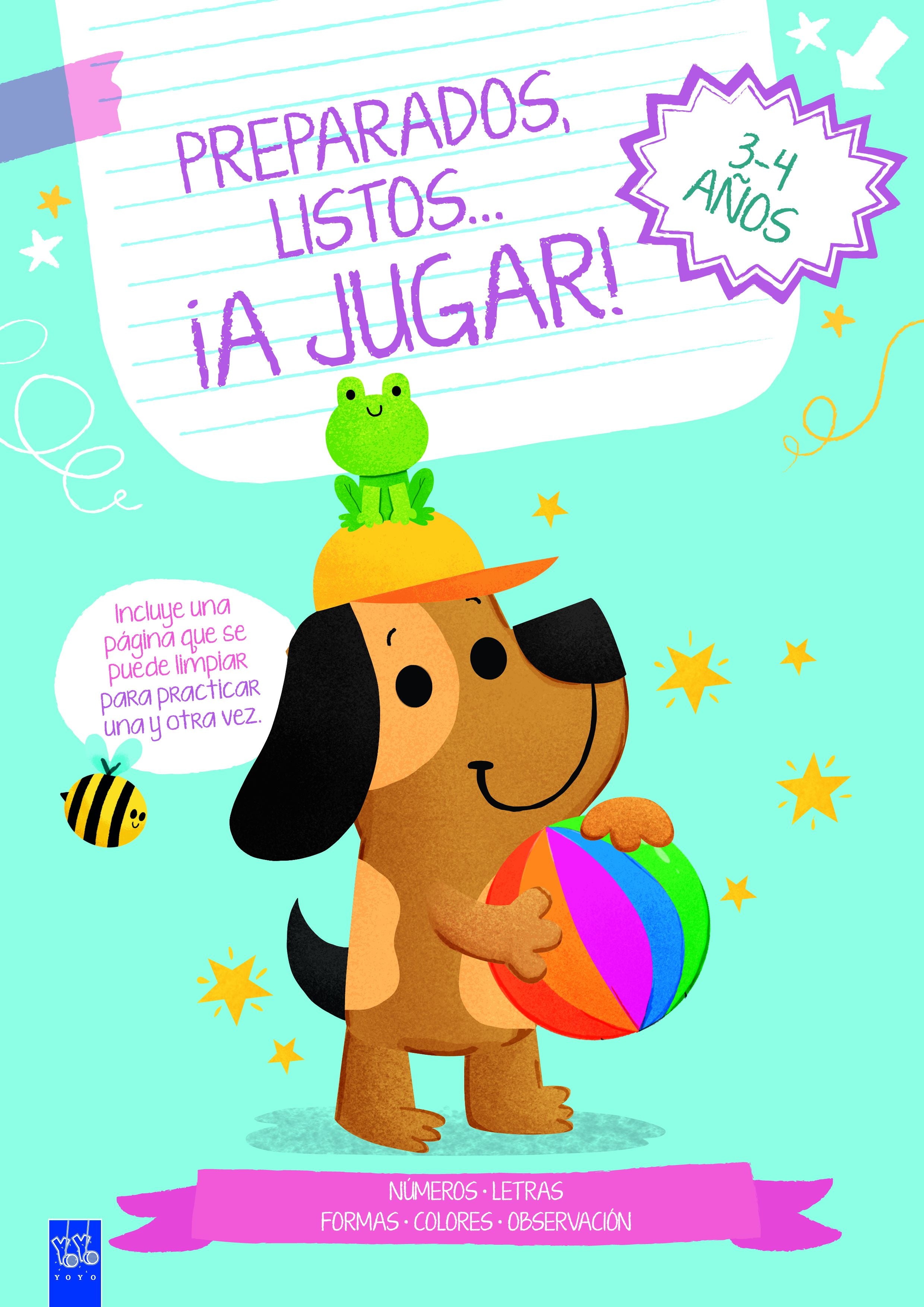 Preparados, listos... ¡a jugar! 3-4 años azul. YOYO (Yoyo) 9788408283935 Imagen principal del producto