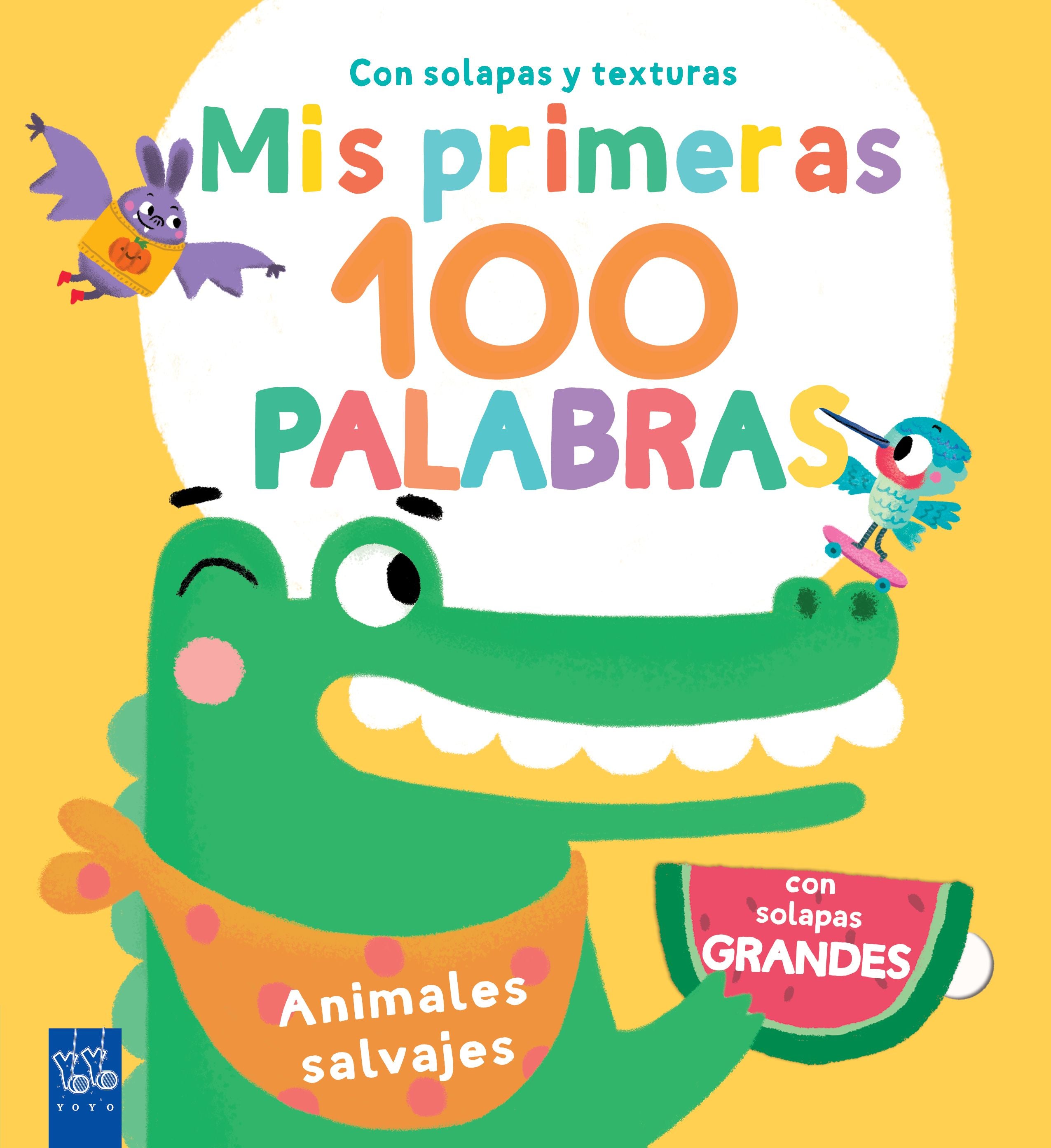 Mis primeras 100 palabras con texturas. Animales salvajes. YOYO (Yoyo) 9788408290803 Imagen principal del producto
