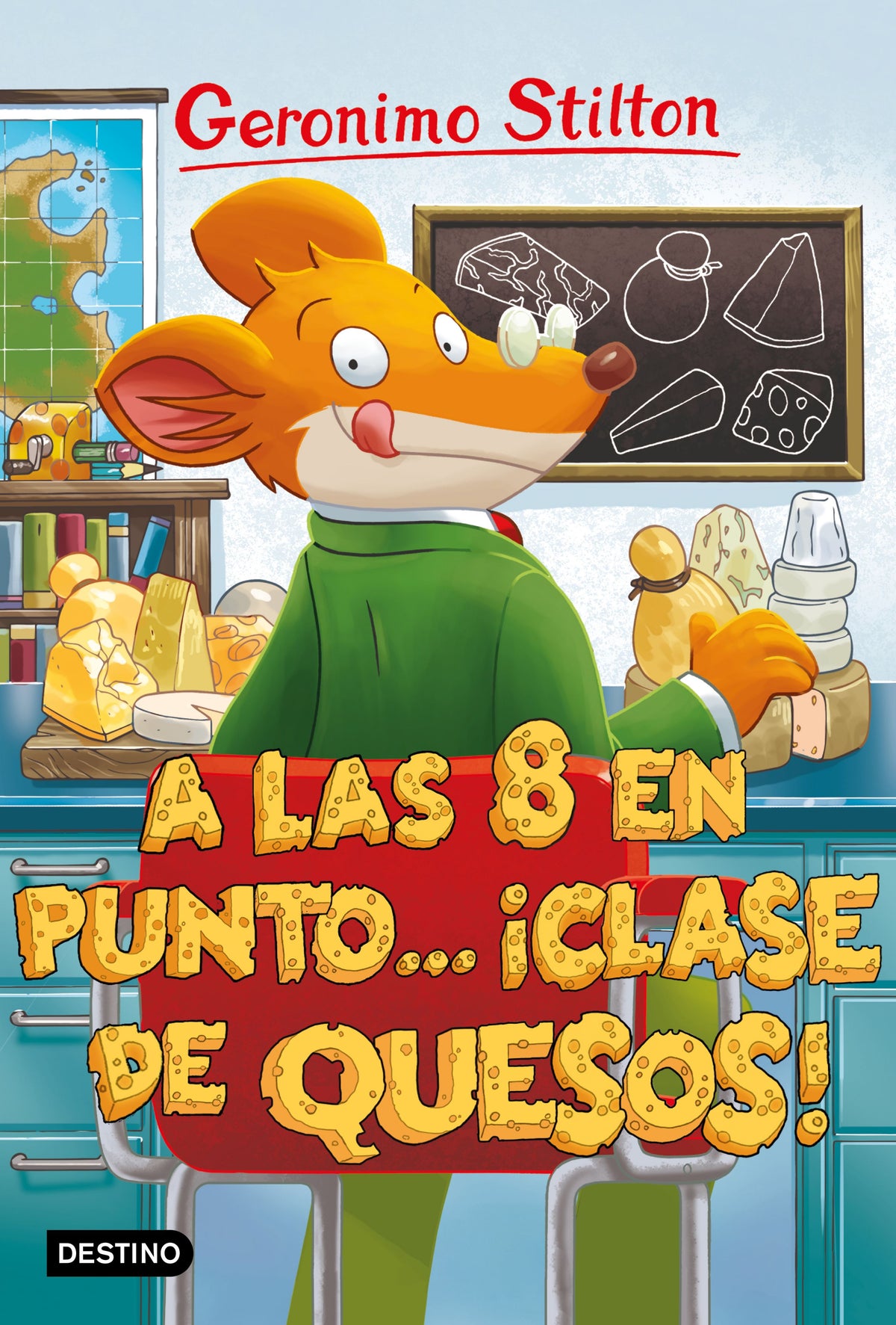 A las ocho en punto... ¡clase de quesos!: Ciudad de Ceniza. Geronimo Stilton (Destino Infantil & Juvenil) 9788408212867