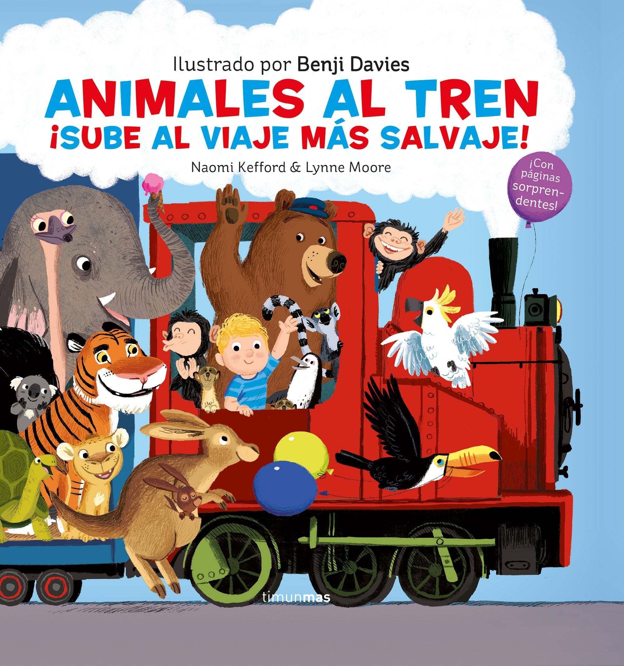 Animales al tren. Benji Davies (Timun Mas Infantil) 9788408221586 Imagen principal del producto