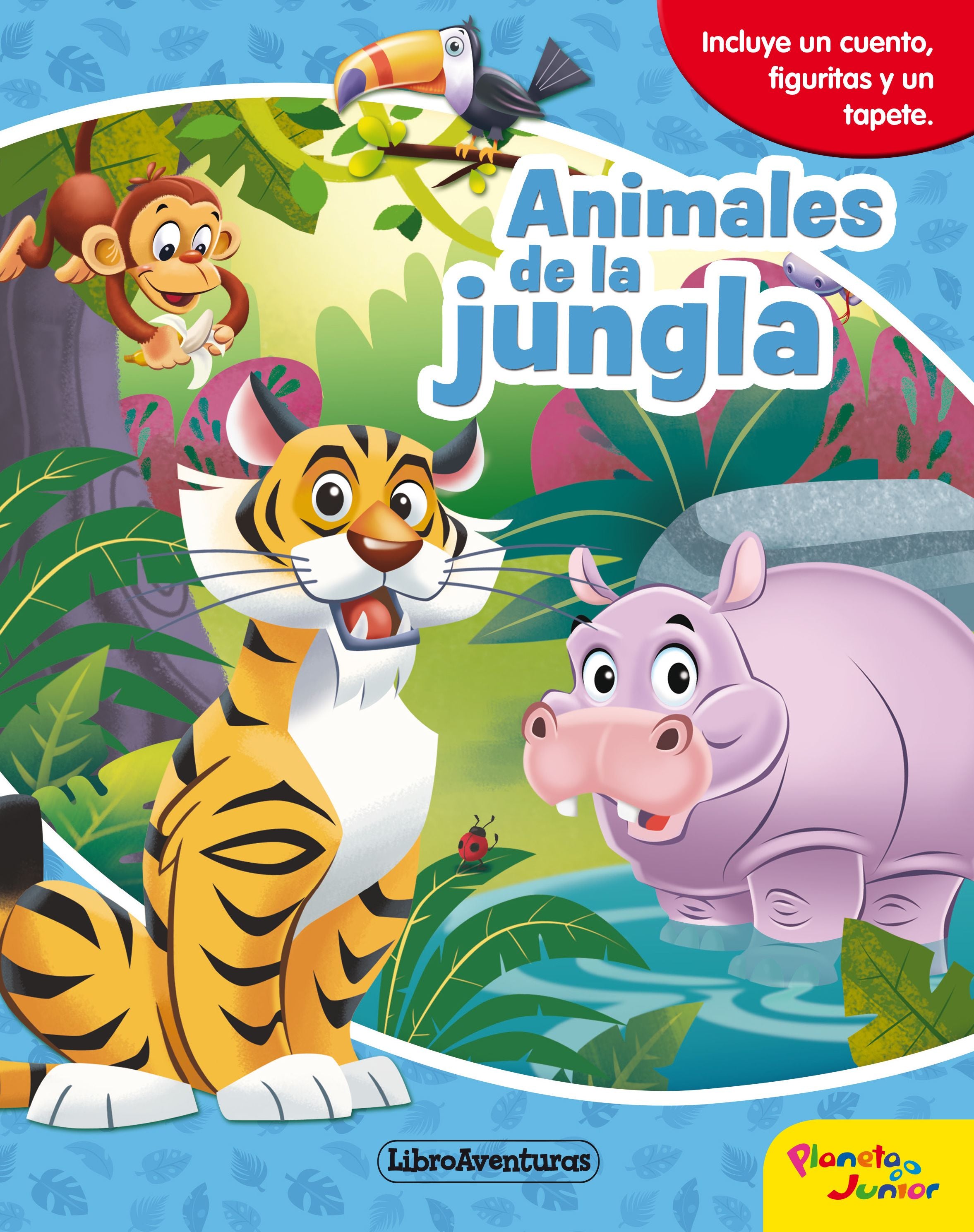 Animales de la jungla. Libroaventuras. AA. VV. (Planeta Junior) 9788408218258 Imagen principal del producto