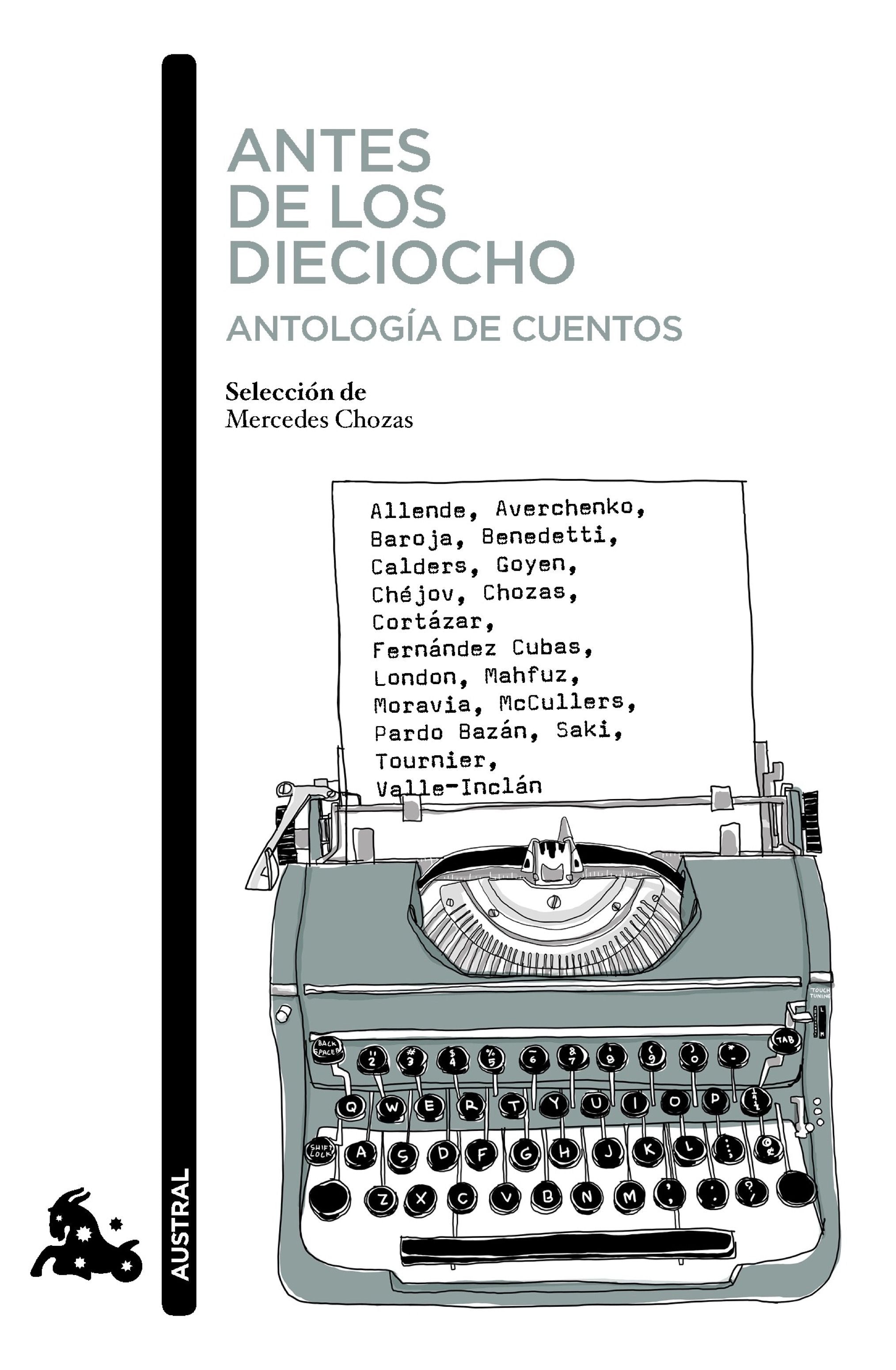 Antes de los dieciocho. Antología de cuentos. AA. VV. (Austral) 9788408244394 Imagen principal del producto