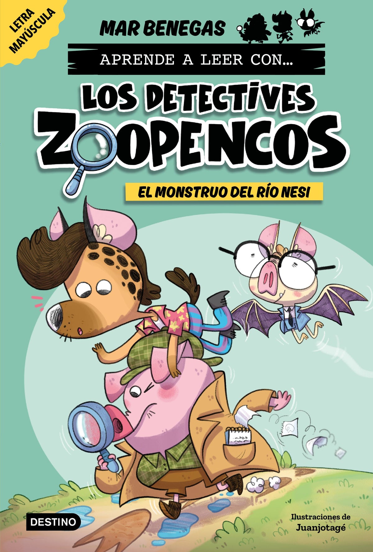 Aprender a leer con... Los Detectives Zoopencos 1. El monstruo del río Nesi: En letra MAYÚSCULA para aprender a leer (libros para niños a partir de 5 años). Elige tu propia historia. Mar Benegas (Destino Infantil & Juvenil) 9788408278450