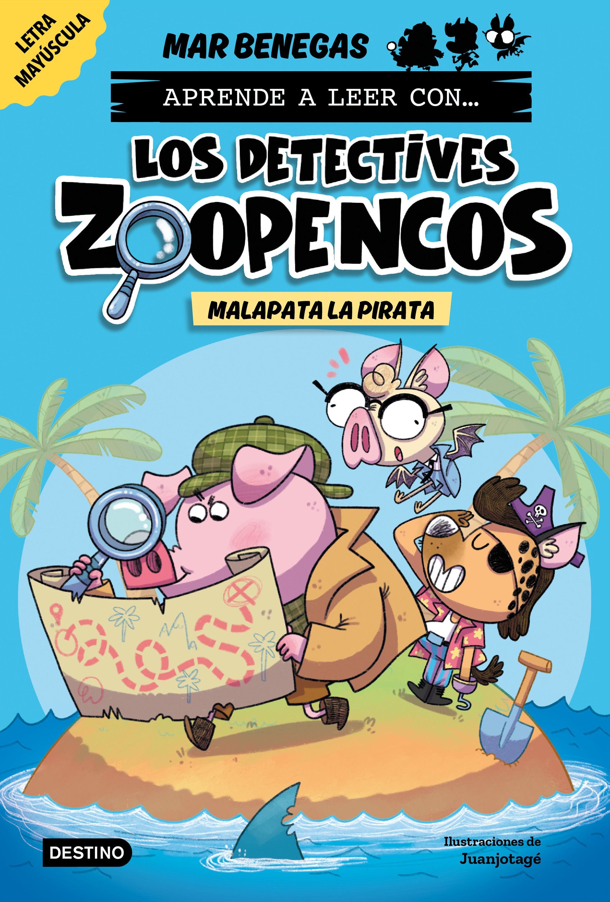 Aprender a leer con... Los Detectives Zoopencos 5. Malapata la pirata: En letra MAYÚSCULA para aprender a leer (libros para niños a partir de 5 años). Elige tu propia historia. Mar Benegas (Destino Infantil & Juvenil) 9788408297383 Imagen principal del producto