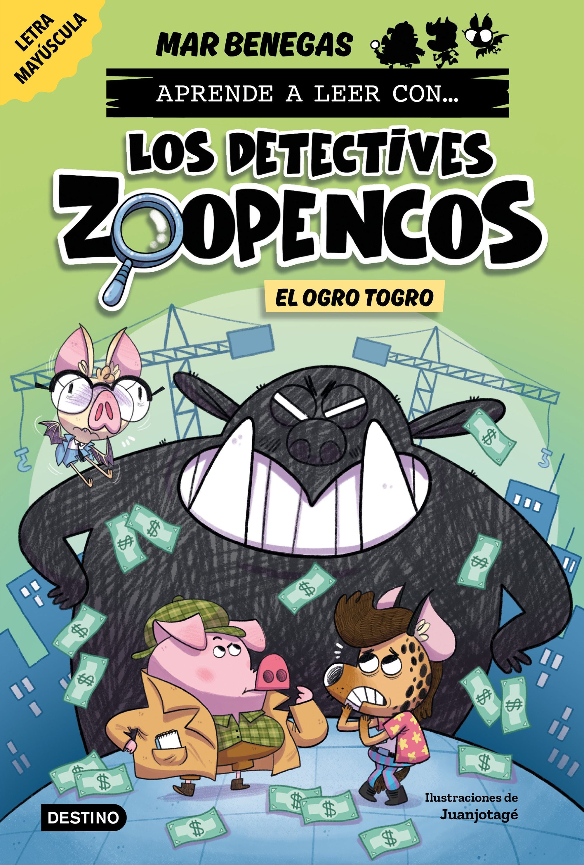 Aprender a leer con... Los Detectives Zoopencos 7. El ogro Togro: En letra MAYÚSCULA para aprender a leer (libros para niños a partir de 5 años). Elige tu propia historia. Mar Benegas (Destino Infantil & Juvenil) 9788408304036 Imagen principal del producto