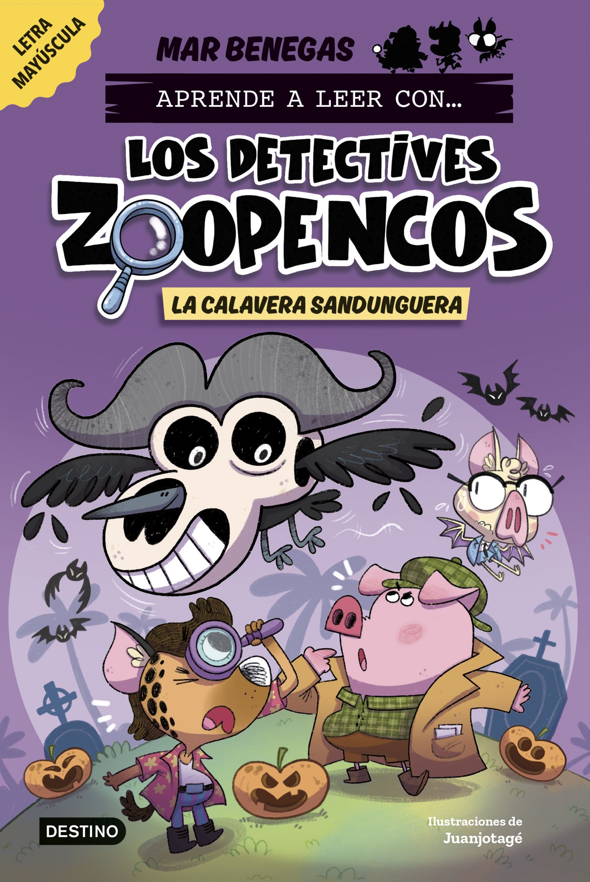 Aprender a leer con... Los Detectives Zoopencos 8. La Calavera Sandunguera: En letra MAYÚSCULA para aprender a leer (libros para niños a partir de 5 años). Elige tu propia historia. Mar Benegas (Destino Infantil & Juvenil) 9788408306795