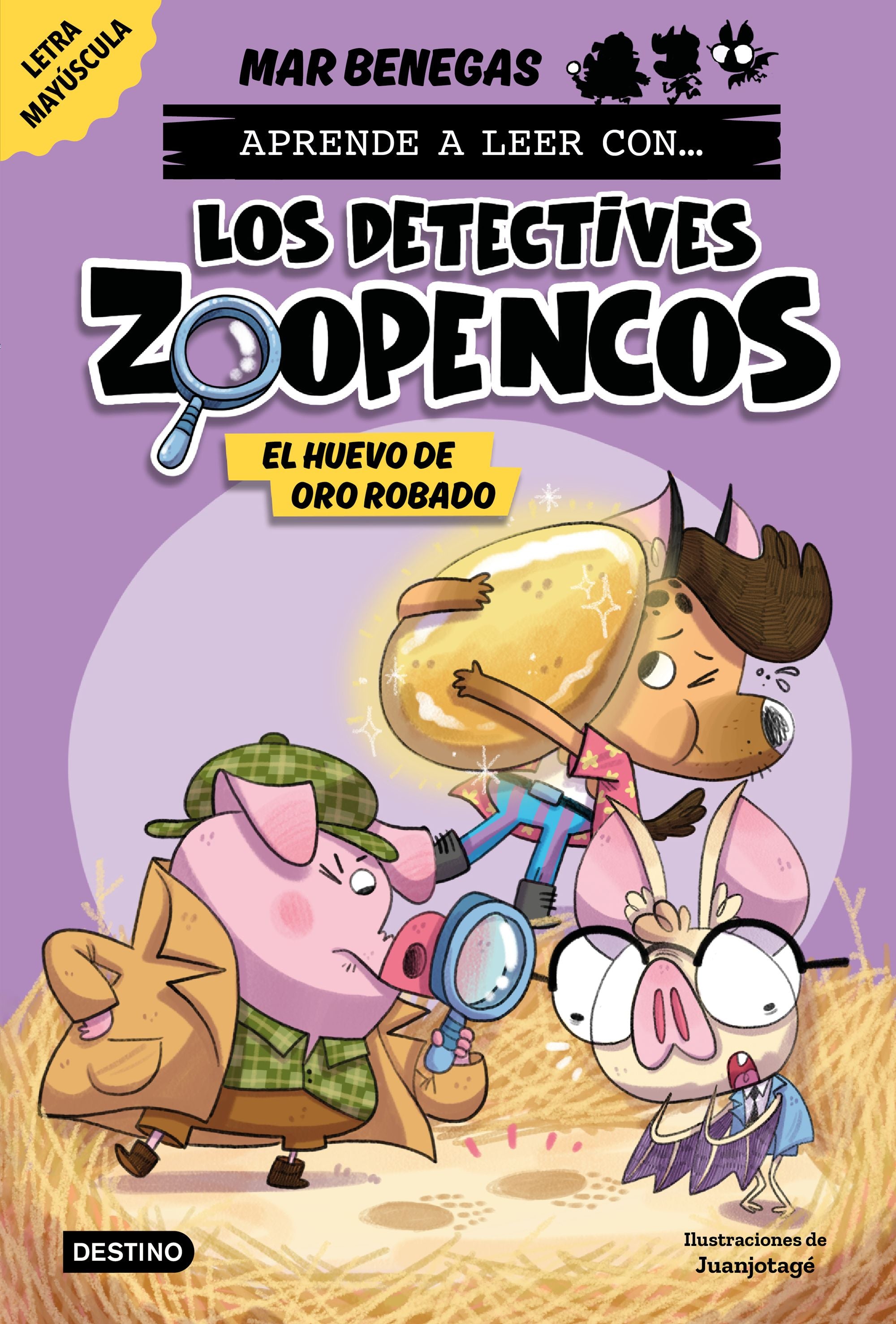 Aprender a leer con... Los Detectives Zoopencos 2. El huevo de oro robado: En letra MAYÚSCULA para aprender a leer (libros para niños a partir de 5 años). Elige tu propia historia. Mar Benegas (Destino Infantil & Juvenil) 9788408278467 Imagen principal del producto