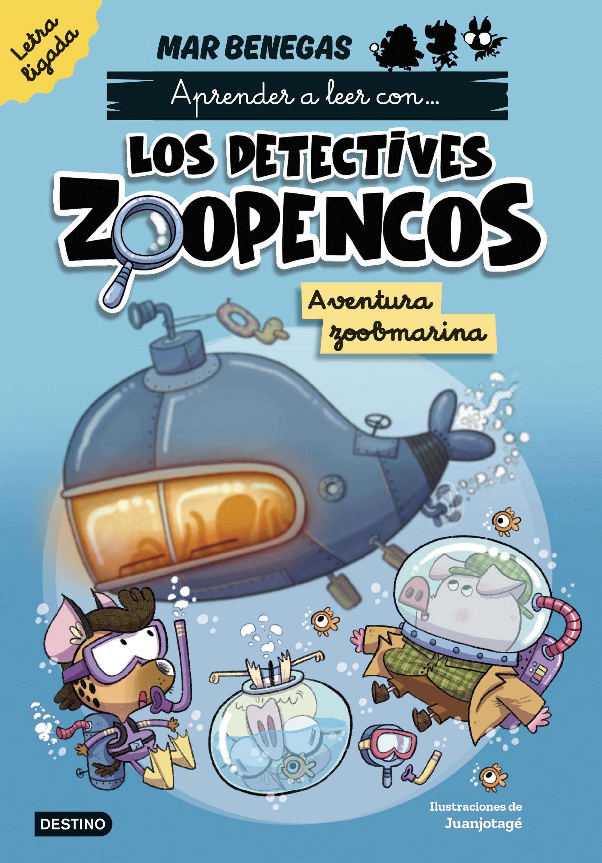 Aprender a leer con... Los Detectives Zoopencos. Letra ligada 1. Aventura zoobma: En letra LIGADA para aprender a leer (libros para niños a partir de 5 años). Elige tu propia historia. Mar Benegas (Destino Infantil & Juvenil) 9788408318002 Imagen principal del producto